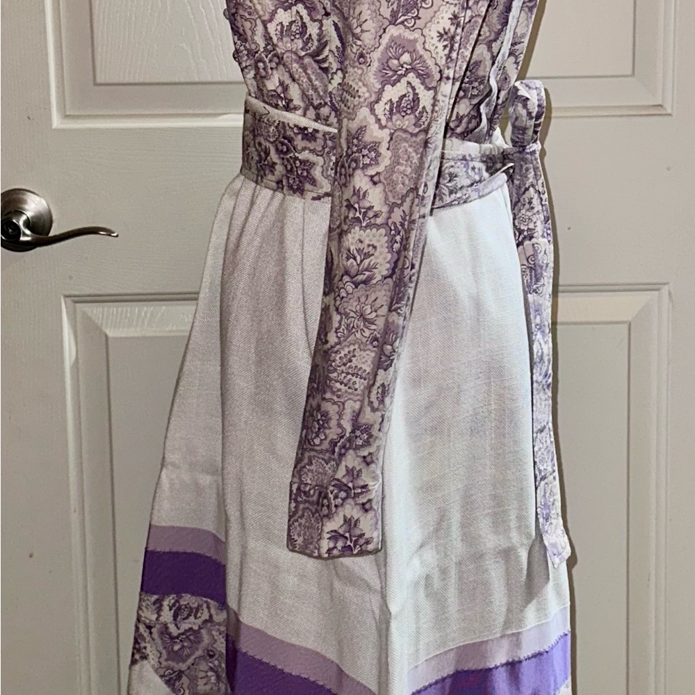 Vintage 1970’s Elegant Purple Floral Women's skirt - Picture 9 of 15